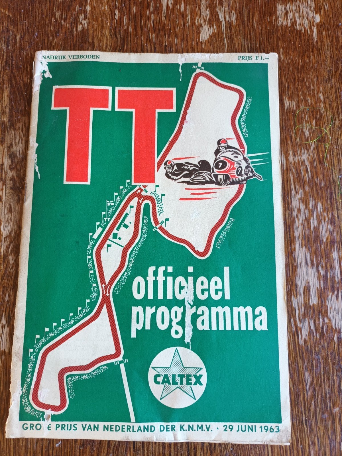 TT Assen Officieel Programma 1963 - Zeldzaam!, Ophalen of Verzenden, Gelezen, Catalogus