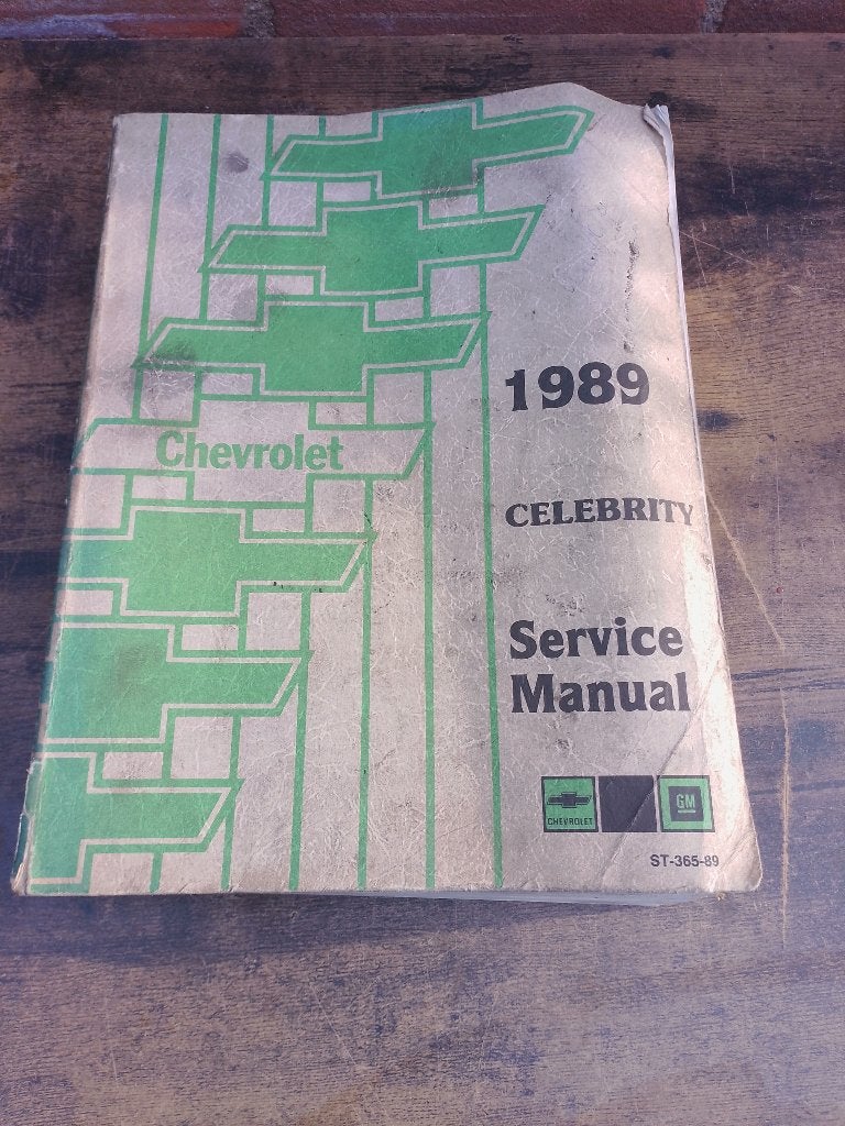 Chevrolet Celebrity 1989 dealer werkplaatsboek ServiceManual, Ophalen of Verzenden, Gelezen, Chevrolet