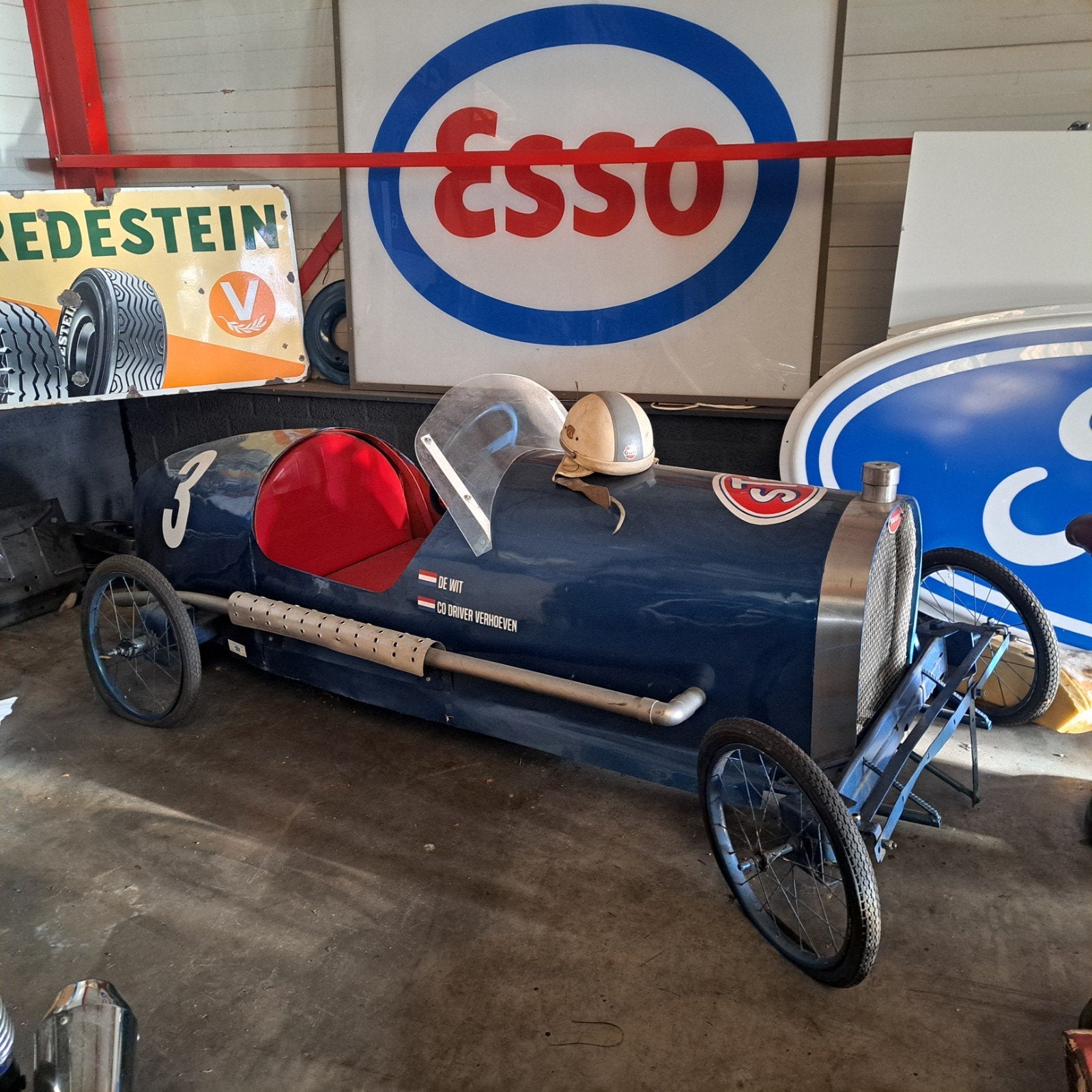 Bugatti classic racer replica '30, Ophalen