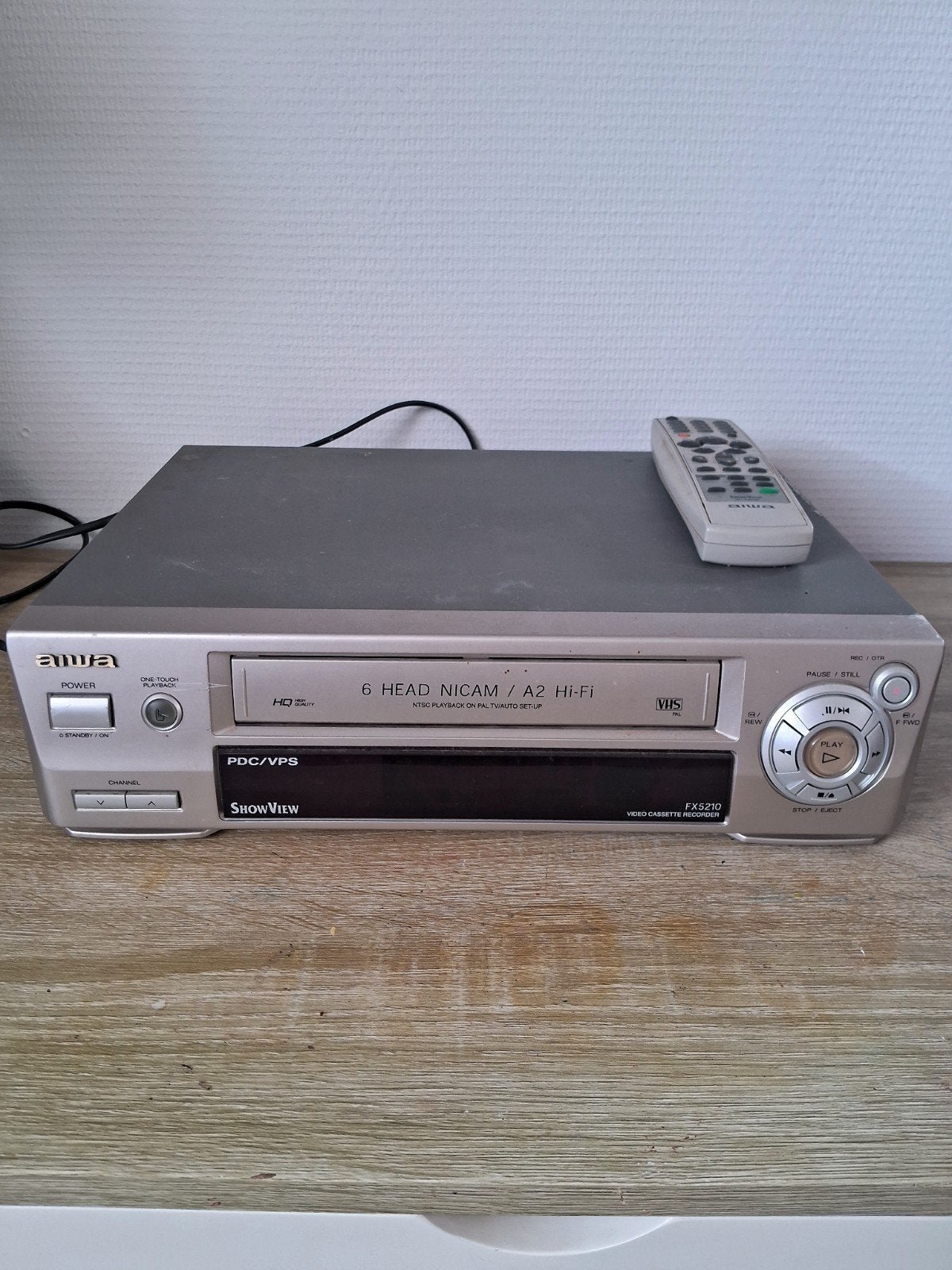 Videospeler, Ophalen, Gebruikt