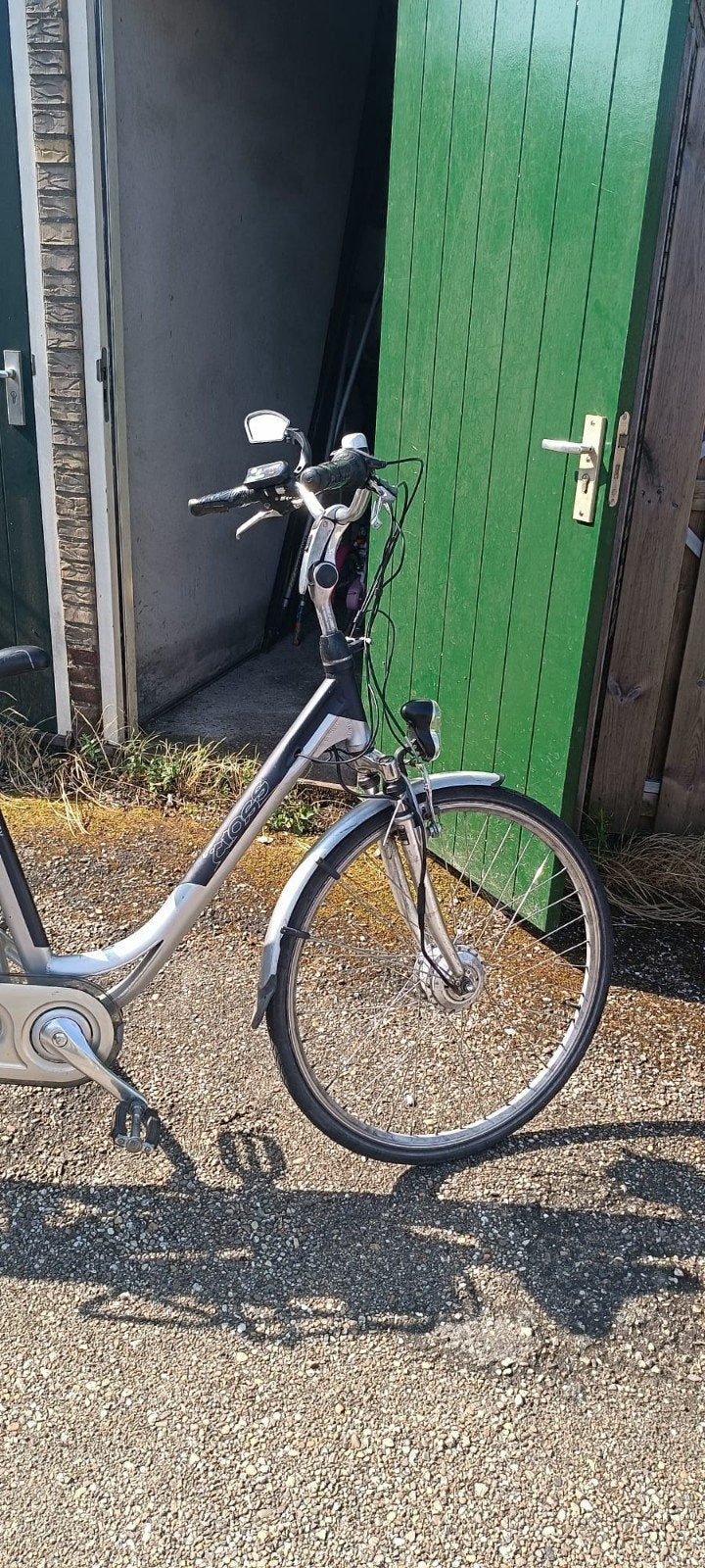 Elektrische damesfiets Cross met accu en oplader, Ophalen of Verzenden, Gebruikt, Overige merken