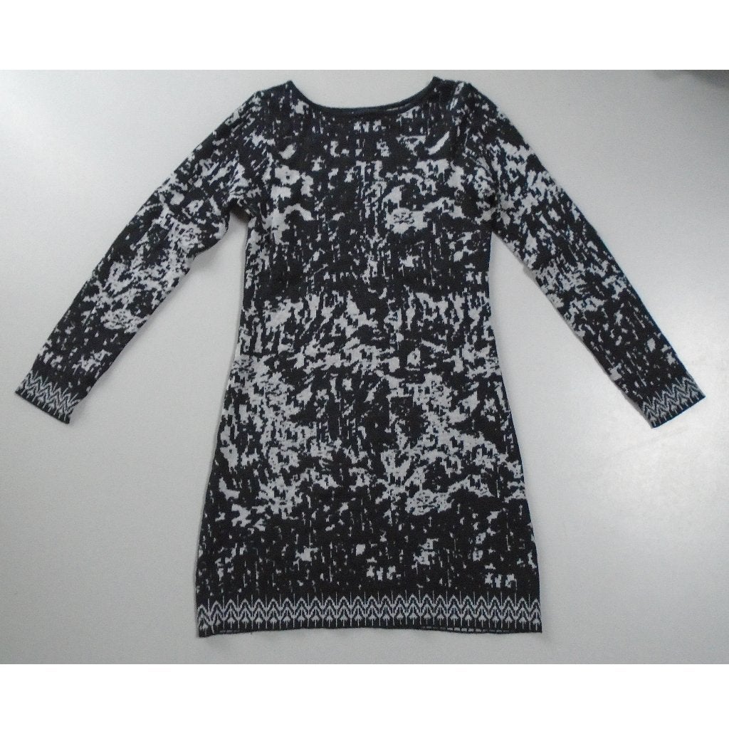 Zwart grijs minijurk 36/S  , Zigga, Verzenden, Zwart, Maat 36 (S)