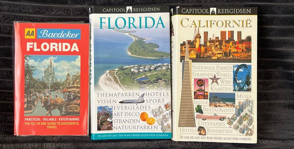 Reisgidsen Florida en Californië (Capitool, Baedeker), Boeken, Reisgidsen, Capitool, Ophalen of Verzenden, Zo goed als nieuw, Reisgids of -boek