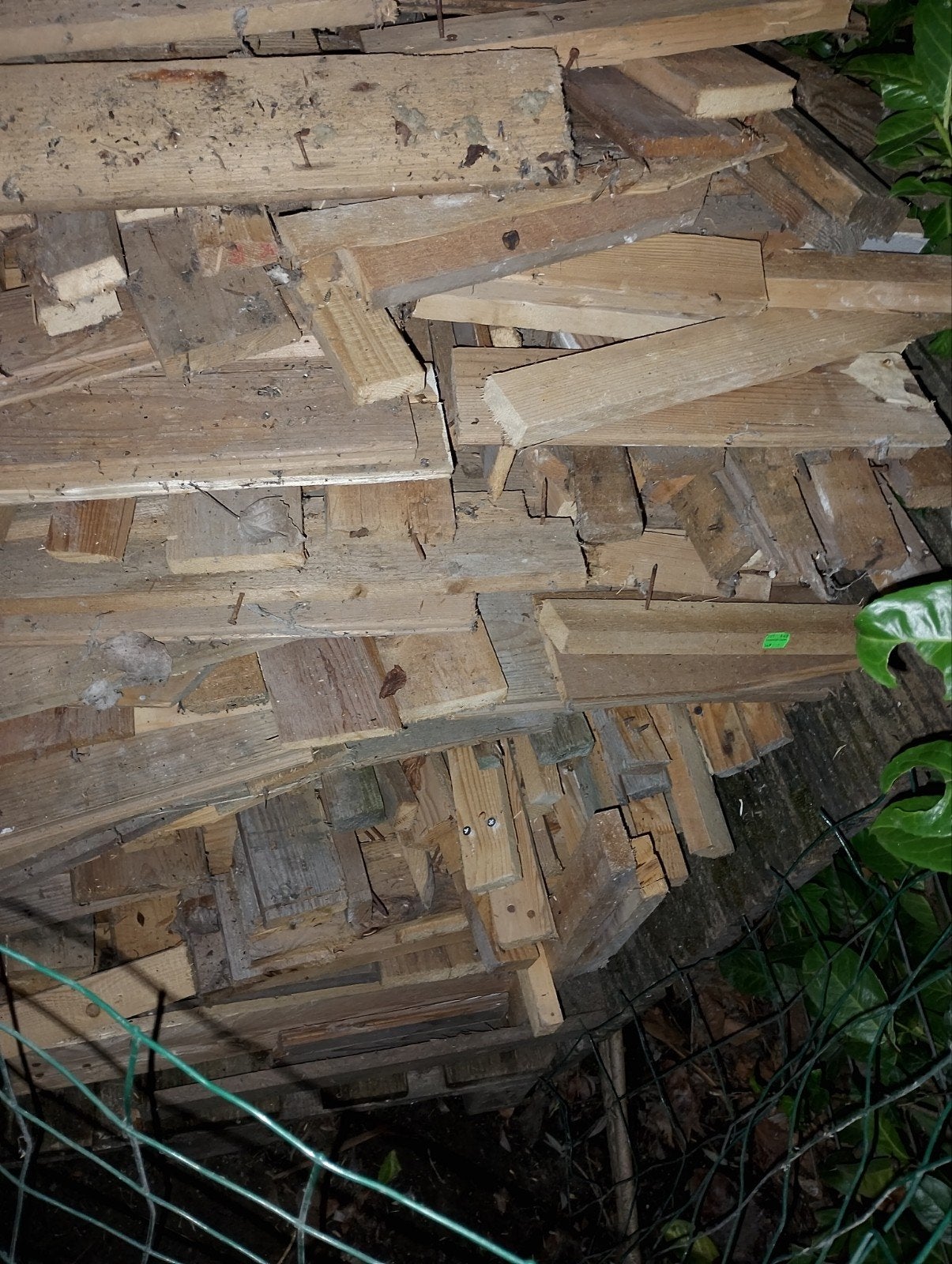 3.25 m³ open haard hout kastanje vuren pellet+ pallet gratis, 3 tot 6 m³, Ophalen of Verzenden, Overige houtsoorten, Blokken