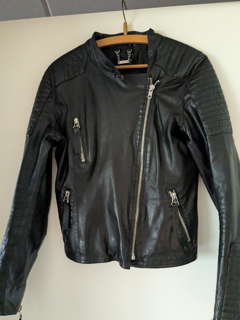 Dames jack Froccella, Kleding | Dames, Jassen | Winter, Zwart, Maat 46/48 (XL) of groter, Ophalen of Verzenden, Zo goed als nieuw