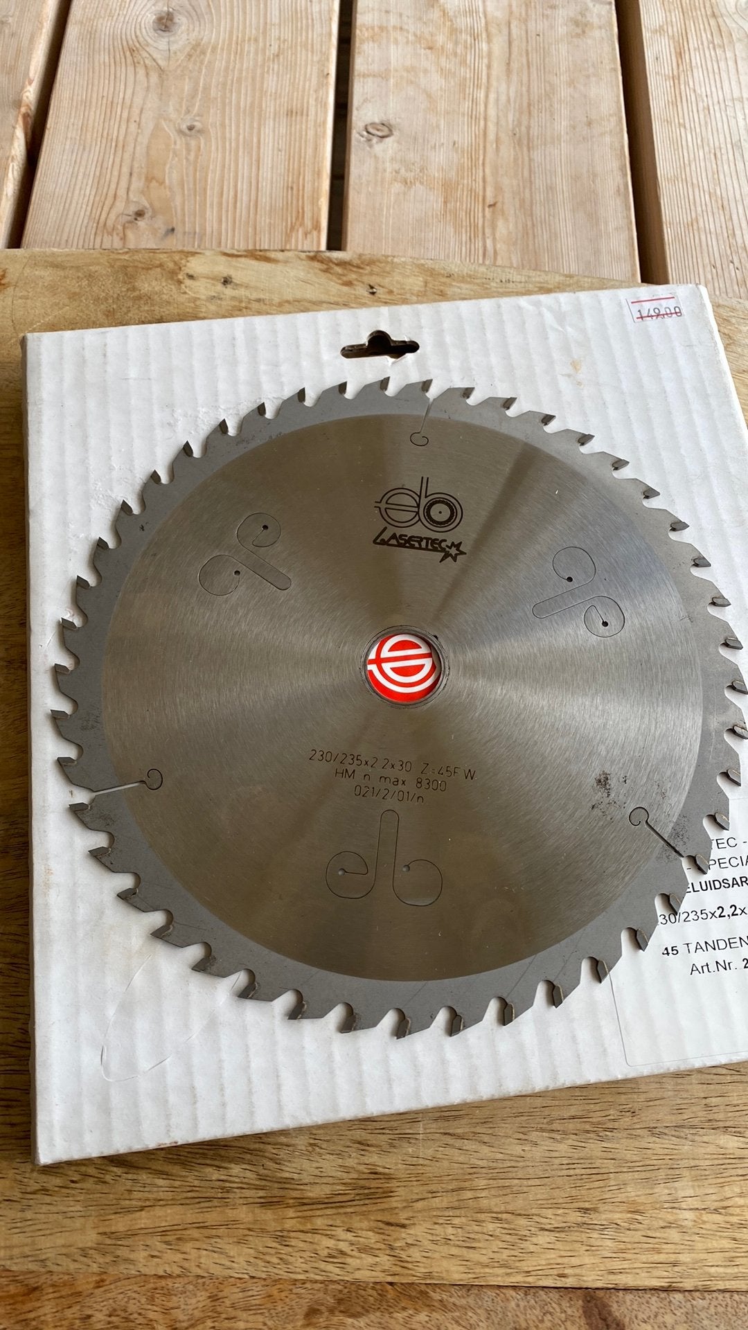 Zaagblad HM 235mm EB Lasertec, Cirkelzaag, Lasertec, 70 mm of meer, Nieuw
