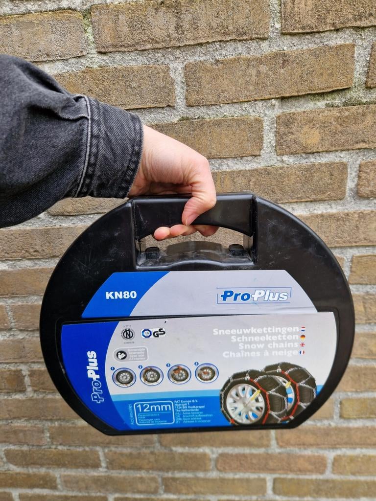 Ongebruikte Pro-Plus Sneeuwkettingen KN80 (12mm), Ophalen, Nieuw