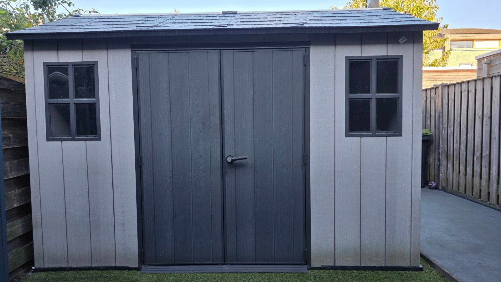 Zeer nette Keter Oakland 1175 tuinhuis, Ophalen, Kunststof, 200 tot 400 cm, Tuinhuis
