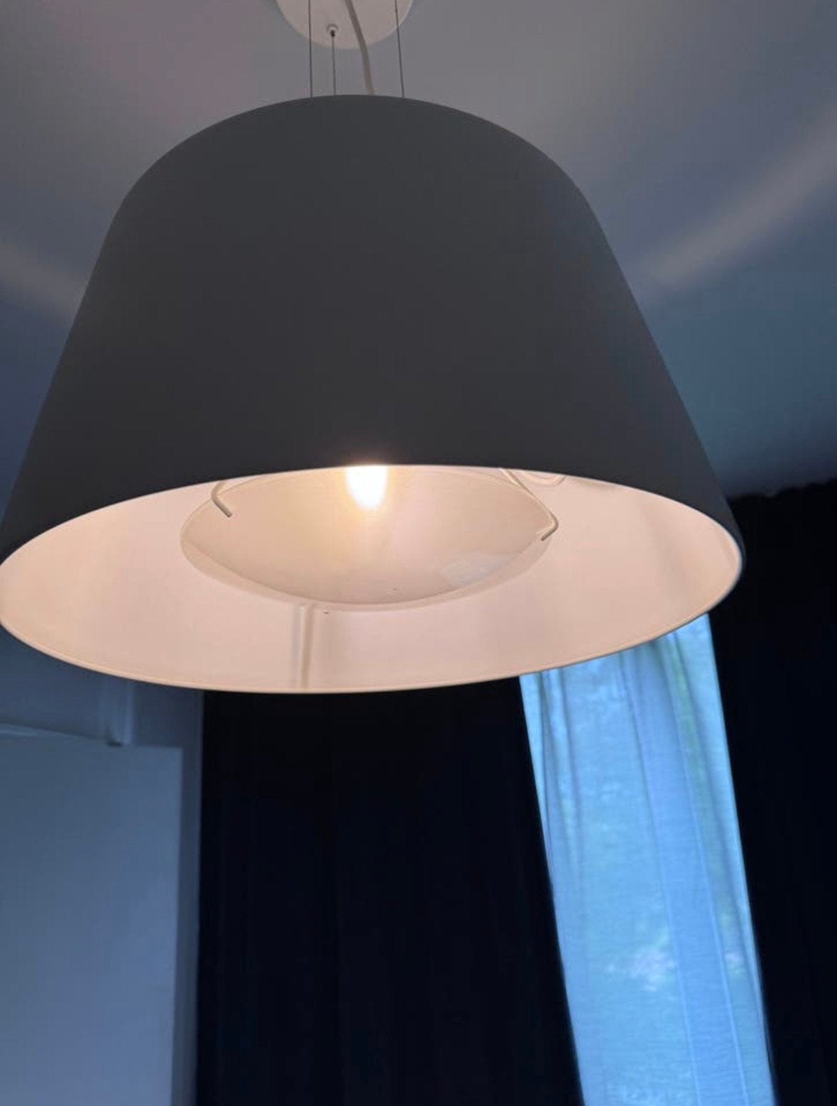 IKEA Hanglamp Wit - In Hoogte Verstelbaar, Ophalen, Gebruikt, Metaal