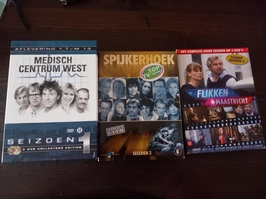 DVD Boxsets: Medisch Centrum West, Spijkerhoek, Flikken Maas, Cd's en Dvd's, Dvd's | Tv en Series, Gebruikt, Boxset, Drama, Ophalen of Verzenden