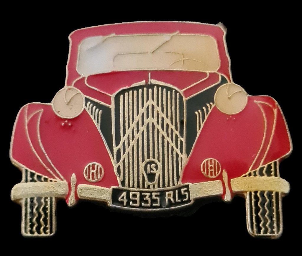 Citroën Traction- front pin- rood, Verzenden, Nieuw, Transport, Speldje of Pin