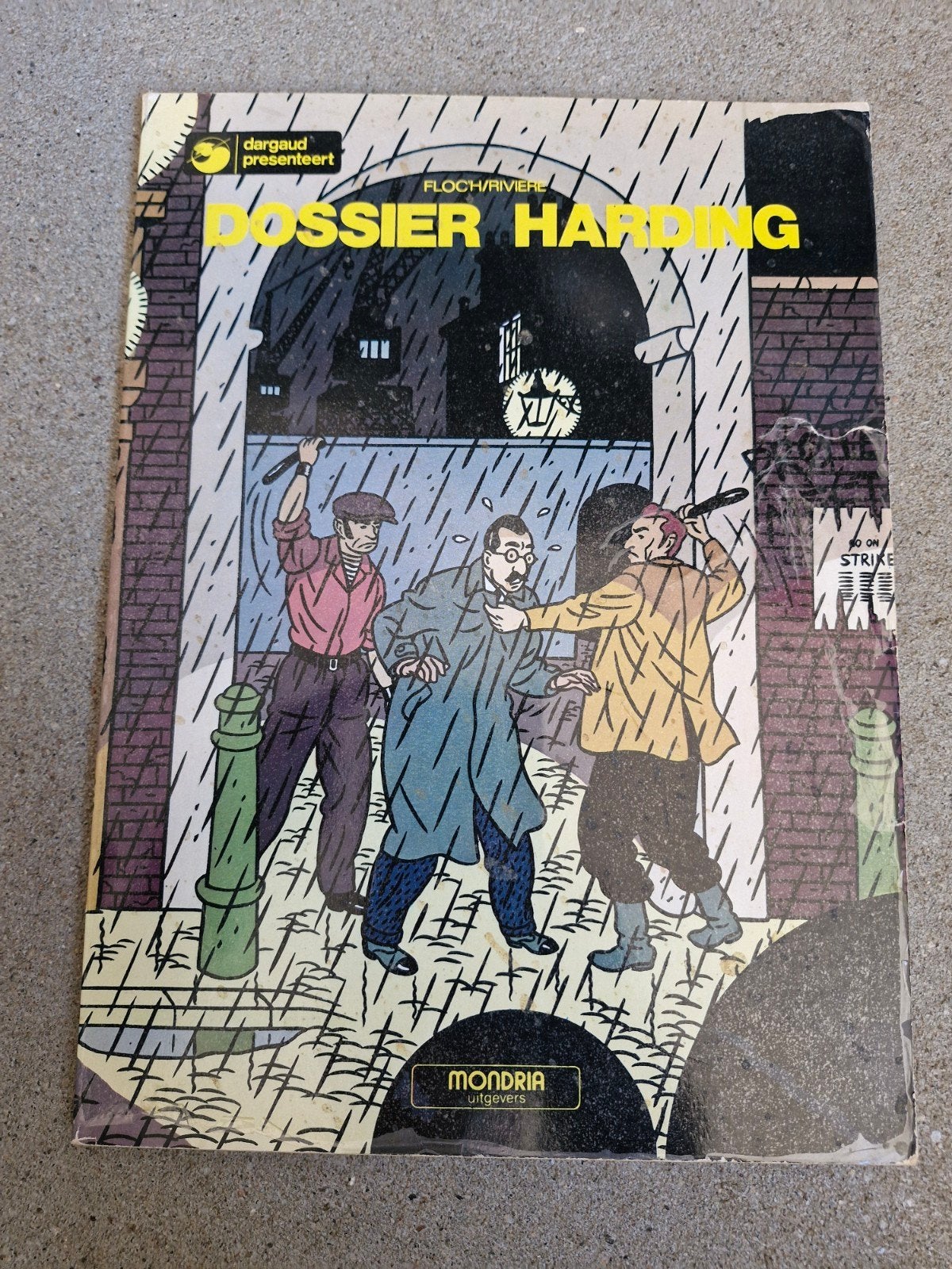 Dossier Harding - Floch/Riviere stripboek, Eén stripboek, Ophalen of Verzenden, Gelezen, Floch/Riviere