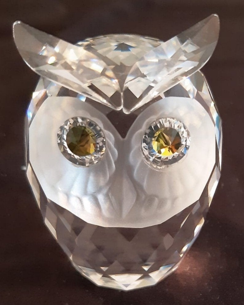 Swarovski uil groot, Verzamelen, Ophalen of Verzenden, Zo goed als nieuw, Figuurtje
