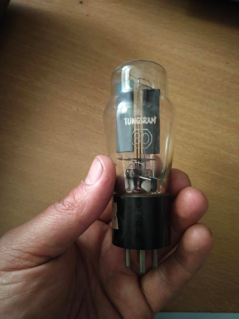 Tungsram 80 gelijkrichtbuis, Ophalen of Verzenden