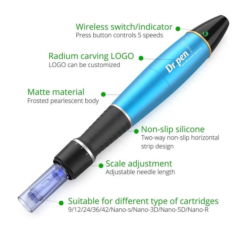 Dr. Pen A1 Microneedling Systeem - Draadloos & Veelzijdig, Ophalen of Verzenden