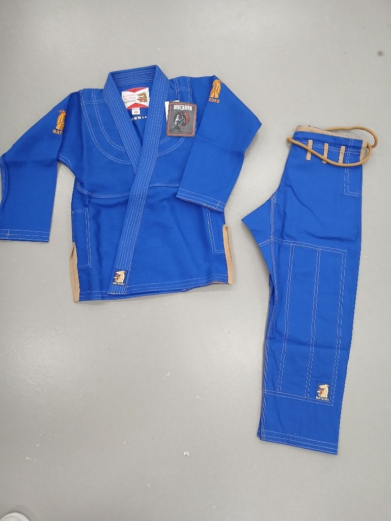 BJJ Pak Matsuru Blauw, Jiu-Jitsu, Nieuw, Vechtsportpak, Maat M