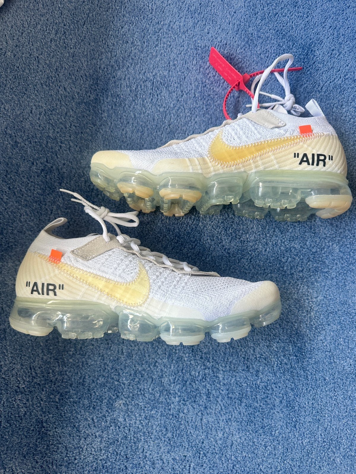 Nike x off white vapormax white, Wit, Ophalen of Verzenden, Sneakers of Gympen, Zo goed als nieuw