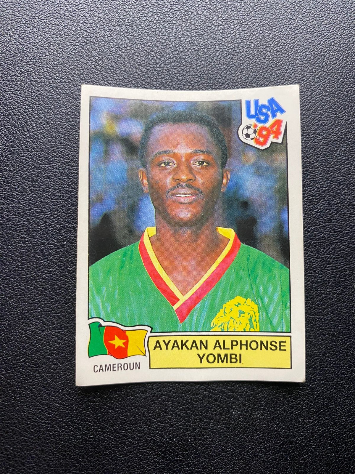 Ayakan Alphonse Yombi - Kameroen - Panini WK 1994, Ophalen of Verzenden, Zo goed als nieuw, Buitenlandse clubs, Poster, Plaatje of Sticker