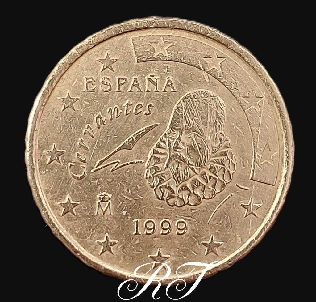 Spanje 10 euro cent uit 1999 Nordic Gold., 10 cent, Spanje, Losse munt, Goud