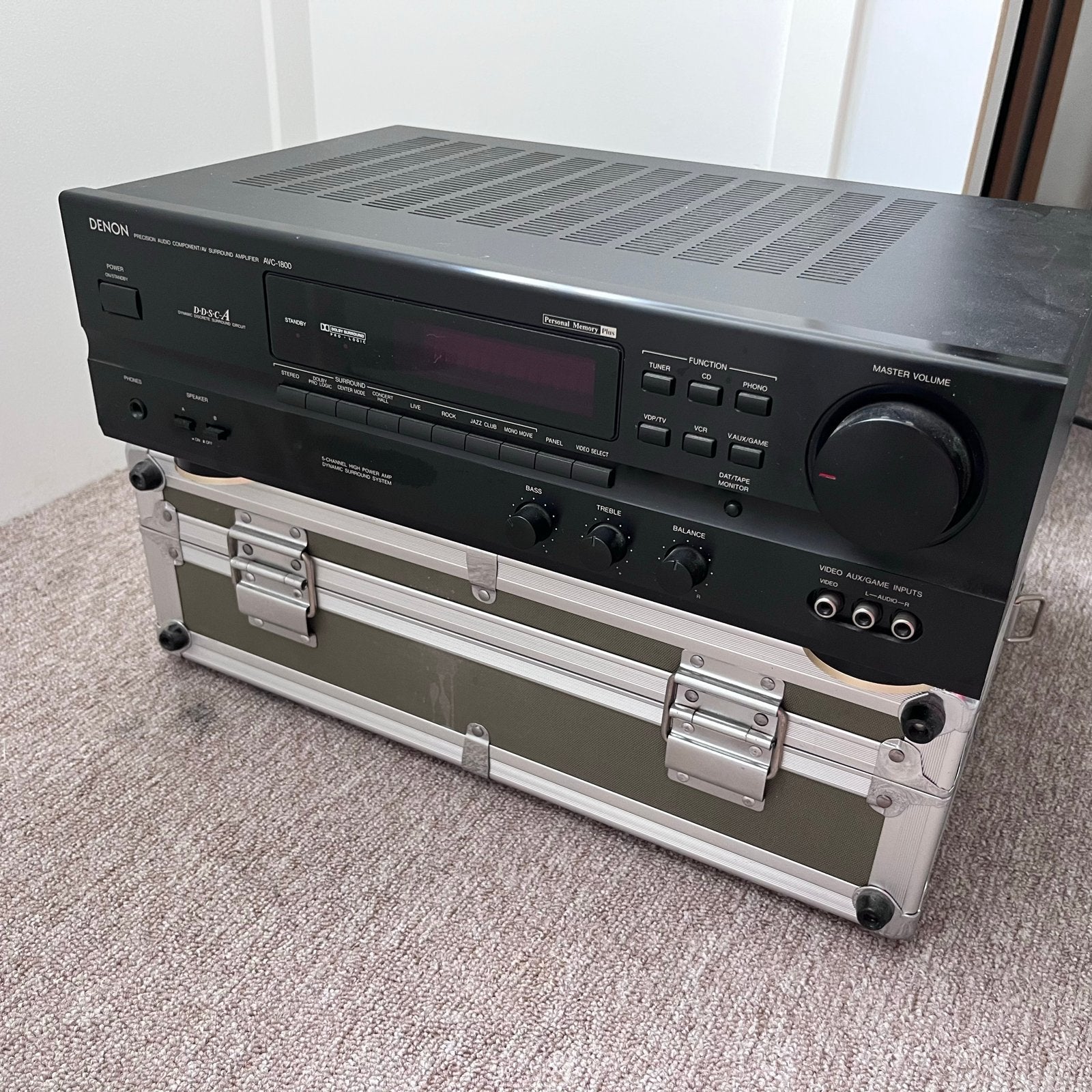 Denon AVC-1800 AVC Surround Versterker, Ophalen, Gebruikt, Denon, 120 watt of meer