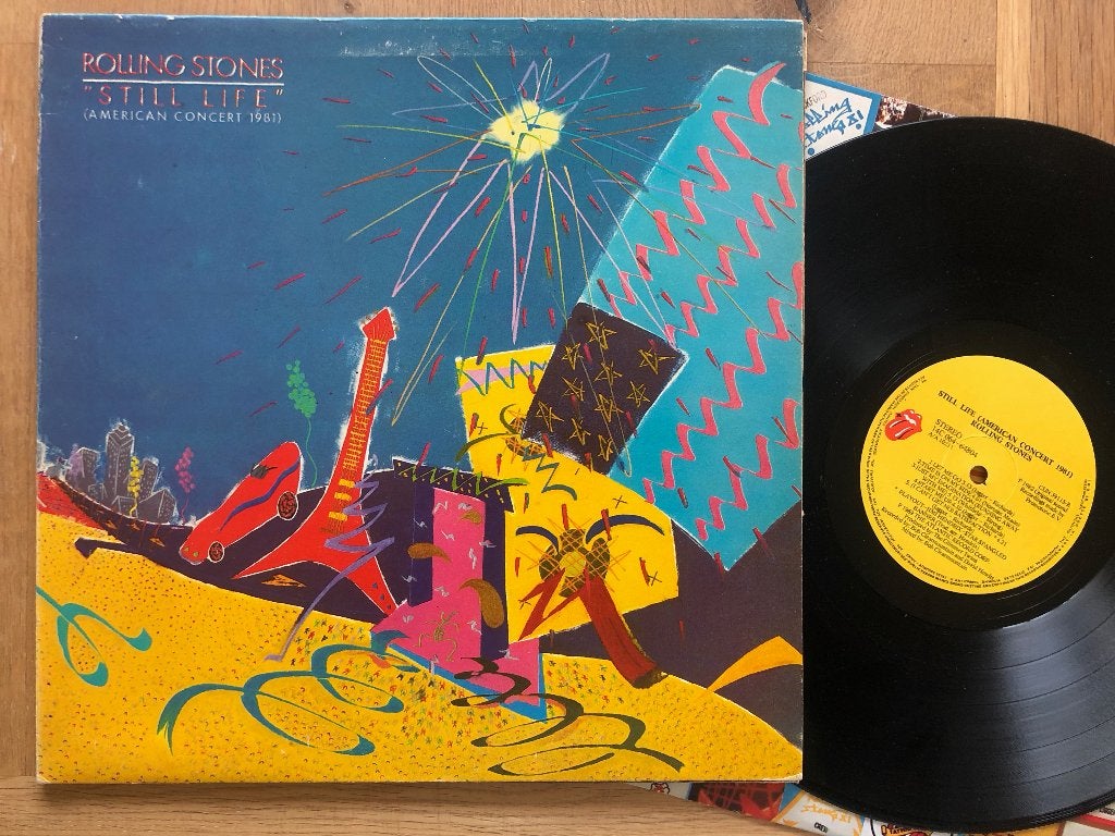 ROLLING STONES - Still life: American concert 81 (LP; Greek), Cd's en Dvd's, Vinyl | Rock, 1980 - 1989, Ophalen of Verzenden, 12 inch