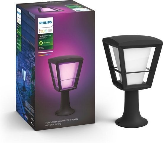 5x Philips Hue White & Color Ambiance Outdoor Pedestal, Tuin en Terras, Ophalen of Verzenden, Nieuw, Netvoeding, Smartlamp
