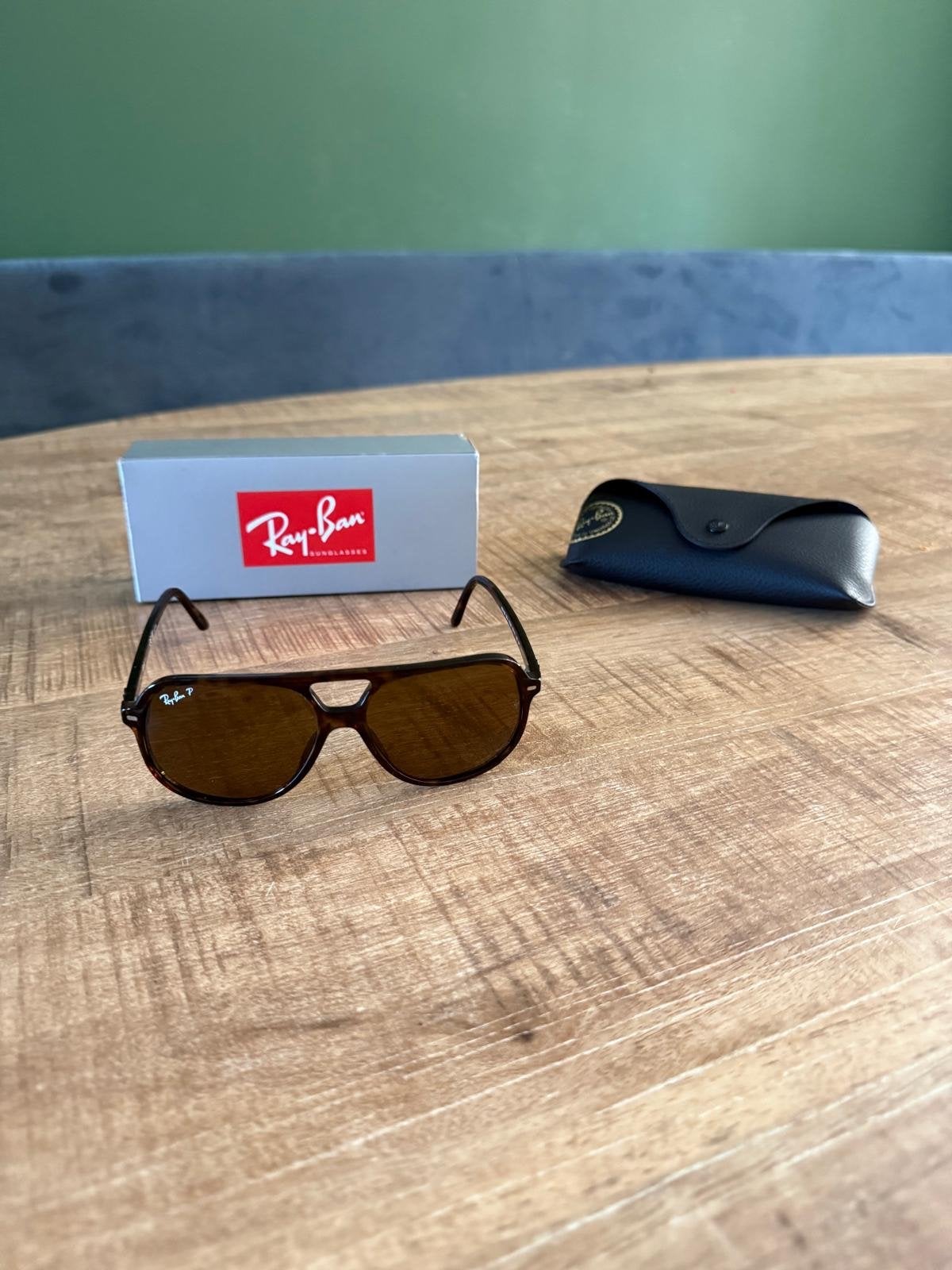 Ray-Ban ORB2198 Gepolariseerde Zonnebril   Nieuw in Doos!, Zonnebril, Bruin, Ophalen of Verzenden, Zo goed als nieuw