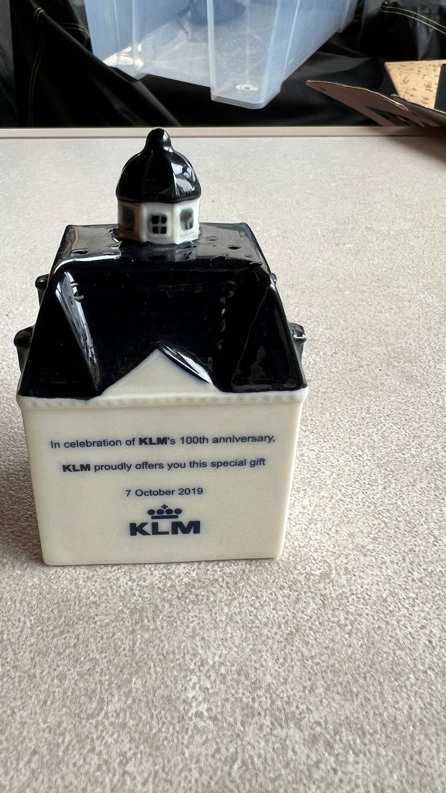 KLM Delfts Blauw huisje 100, Verzamelen, KLM Huisjes, Ophalen of Verzenden, Paleis of Waag