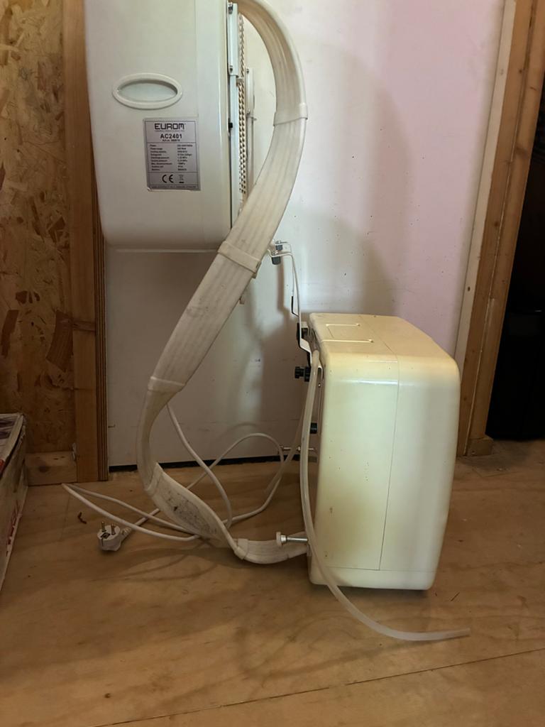 Eurom AC2401 Mobiele Airco - Compact en Krachtig, Caravans en Kamperen, Caravan accessoires, Ophalen, Gebruikt