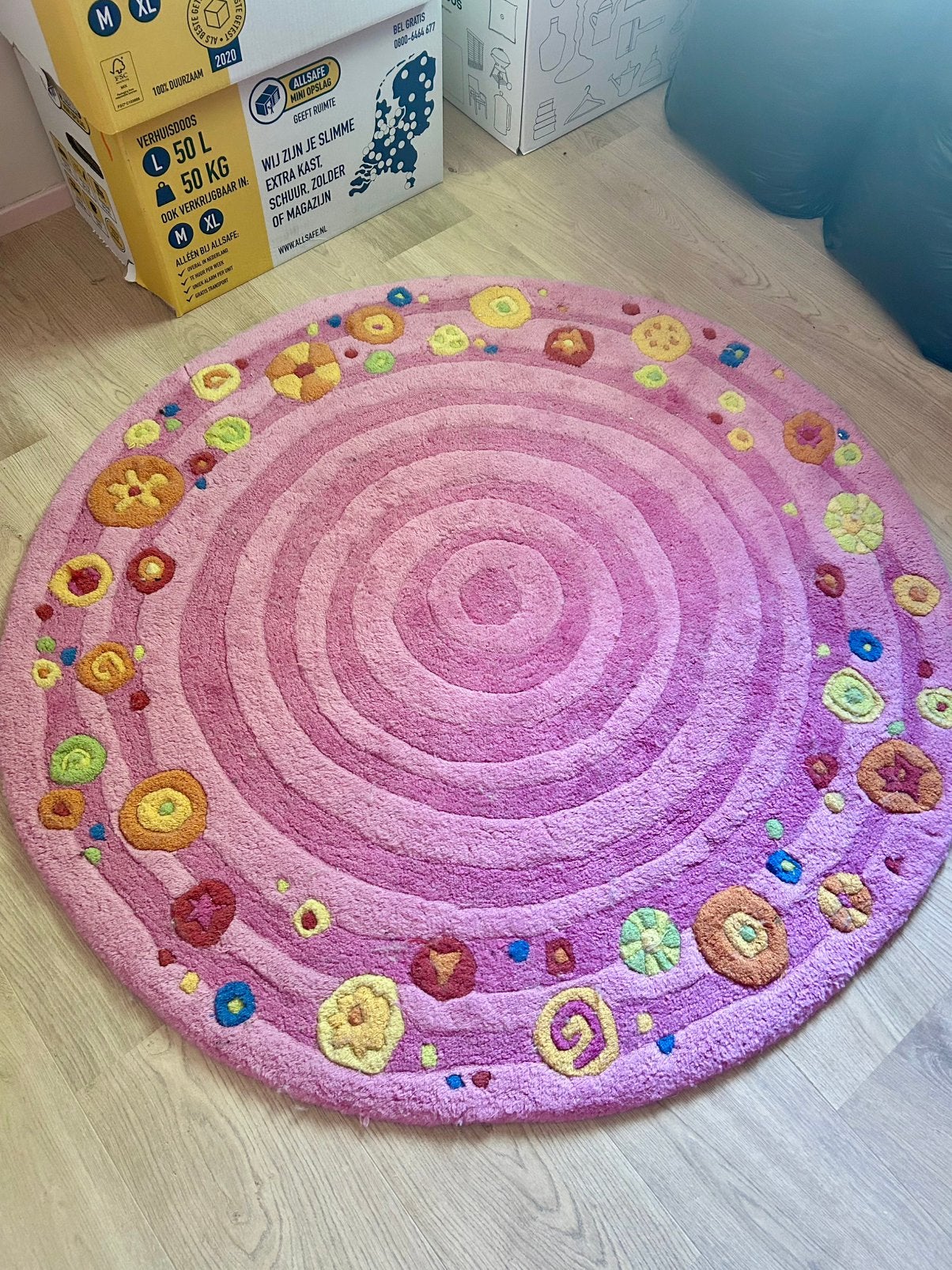 HABA wollen kleed, Huis en Inrichting, Ophalen, Rond, Zo goed als nieuw, Roze