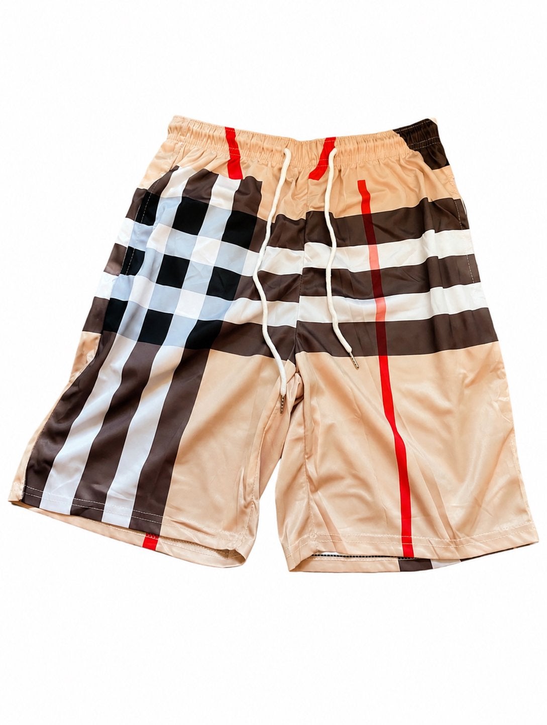 Heren shorts met ruitpatroon - Comfortabel en stijlvol, Kleding | Heren, Broeken en Pantalons, Verzenden, Zo goed als nieuw, Overige maten