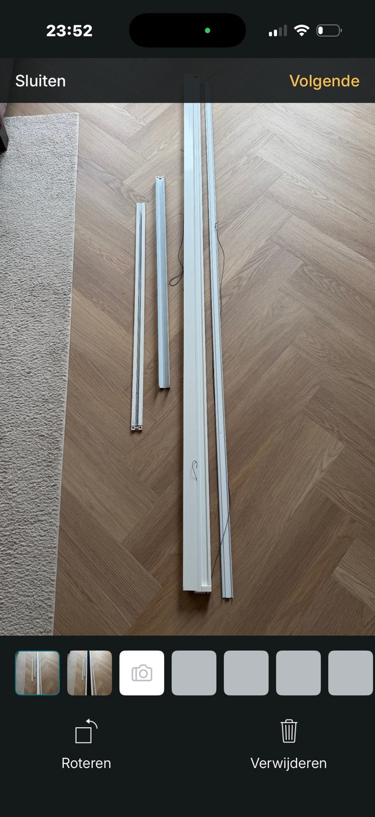 Goede plisse hordeur., Huis en Inrichting, Ophalen, Zo goed als nieuw