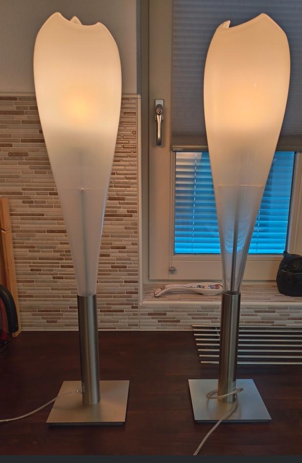2x  av mazzega design Italiaanse  lamp voor op dressoir, Antiek en Kunst, Antiek | Lampen, Ophalen of Verzenden