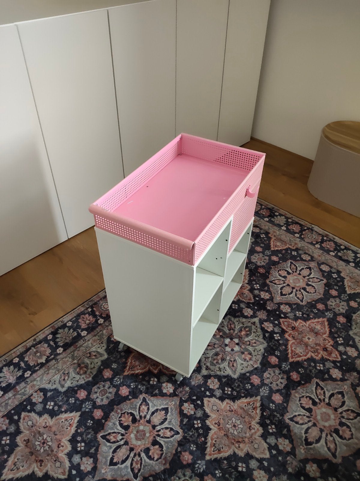 Roze trolley IKEA Övning, Ophalen, Zo goed als nieuw