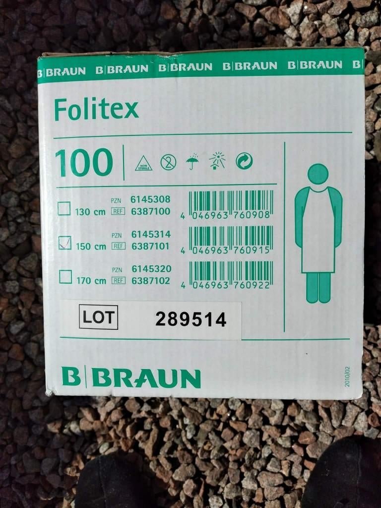 plastic schorten, Ophalen of Verzenden, Nieuw, Wit, Overige typen