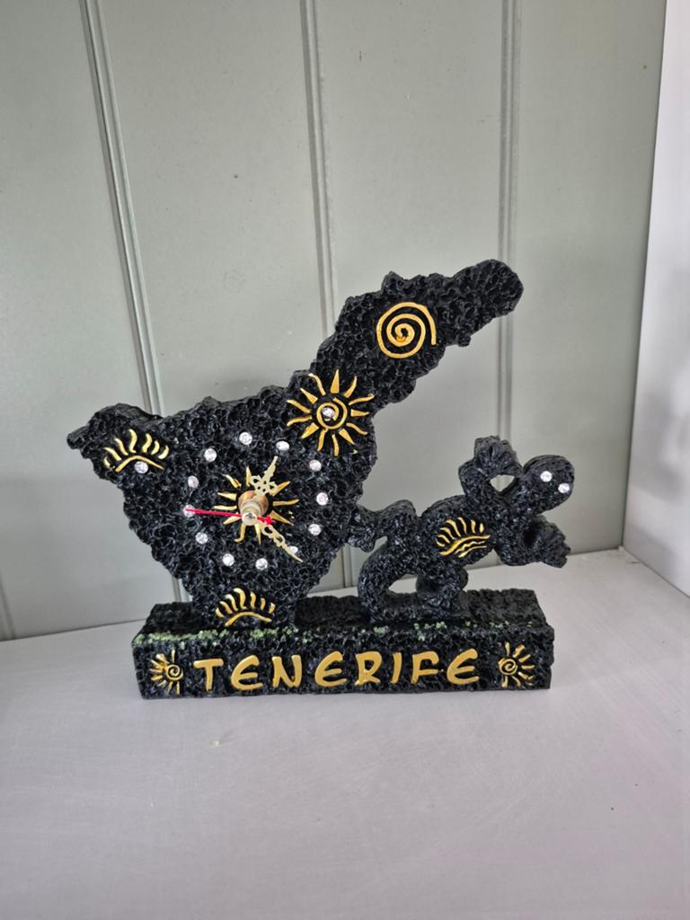Klok Tenerife, Huis en Inrichting, Woonaccessoires | Klokken, Ophalen of Verzenden, Zo goed als nieuw, Wandklok