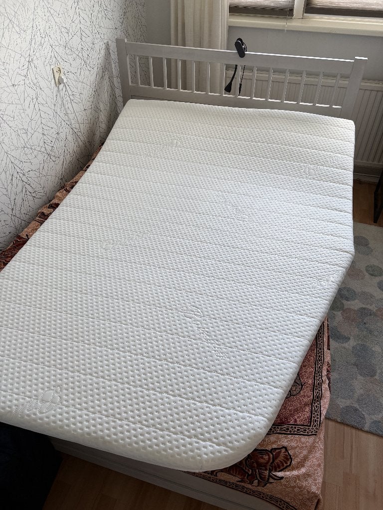 Koudschuim topper voor caravan/camper | Frans bed 200x140, Ophalen, Gebruikt