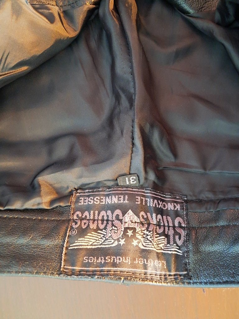 lederen motorbroek, Sticks en Stones, Broek | leer, Ophalen of Verzenden, Dames
