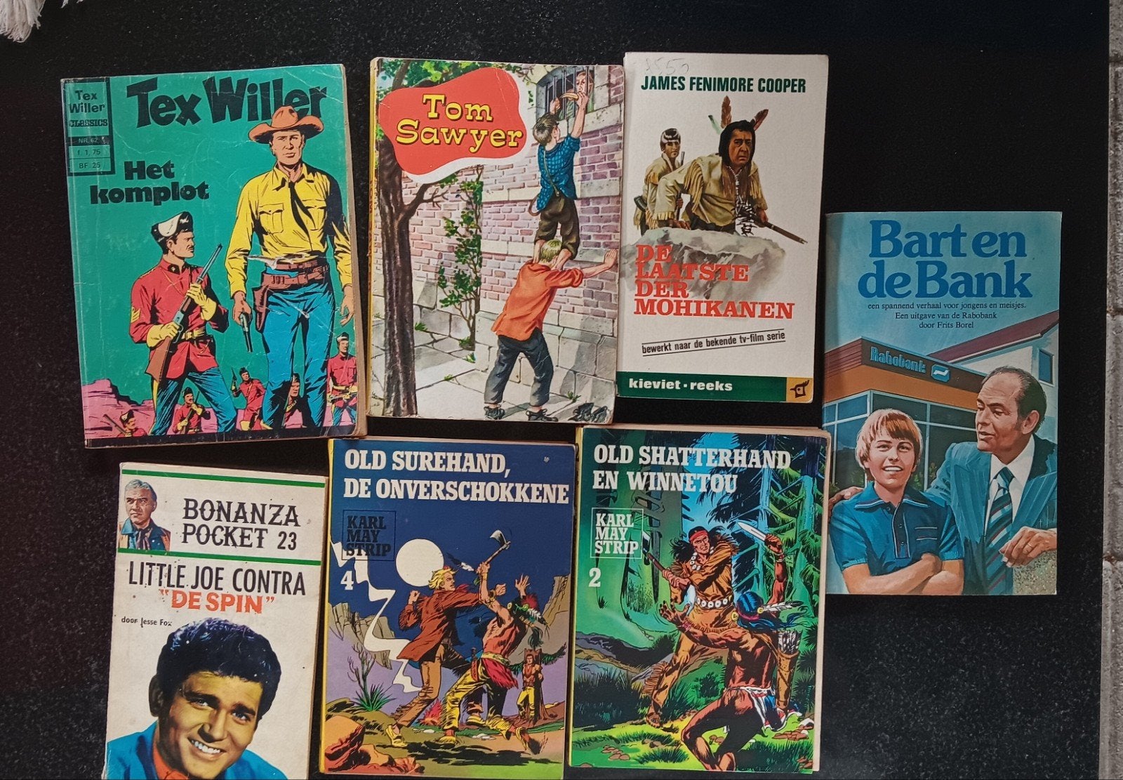 Diverse stripboeken en jeugdboeken - Tex Willer, Tom Sawyer, Boeken, Ophalen of Verzenden, Gelezen