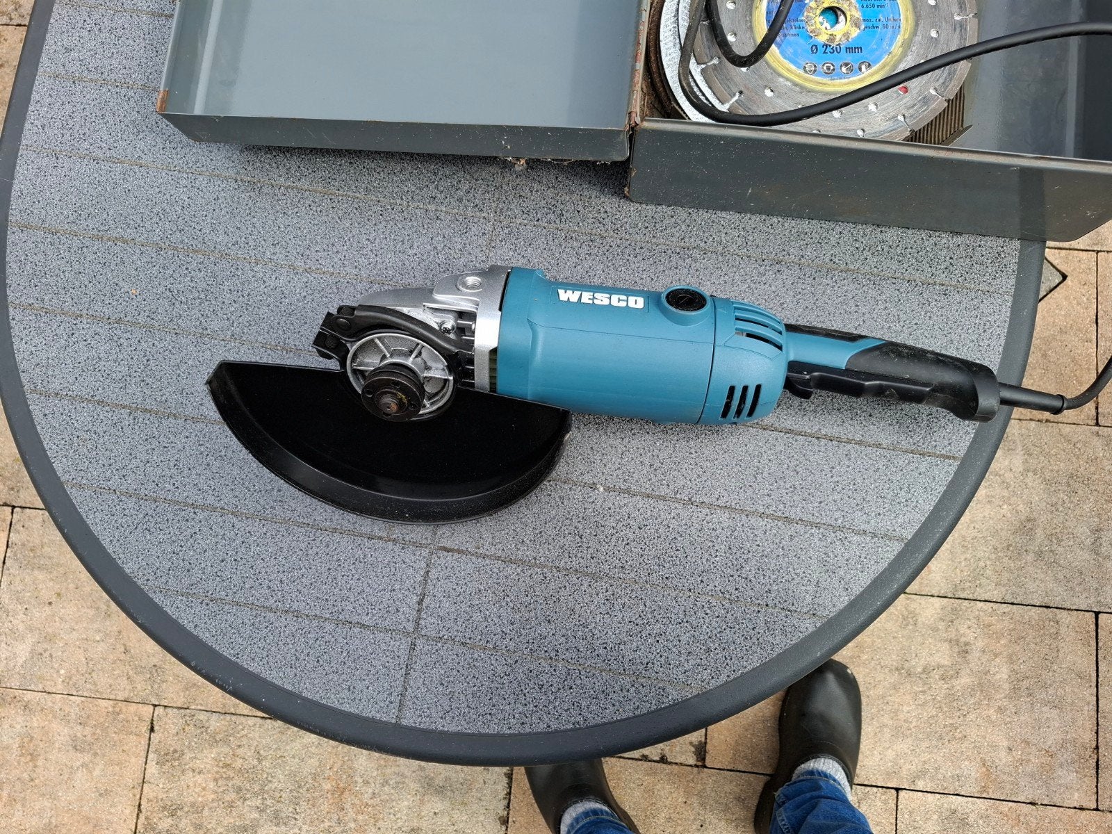Grote haakse slijper, Ophalen, Gebruikt, 1000 watt of meer, Haakse handslijpmachine