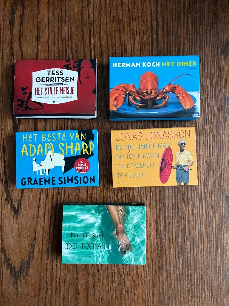 5  x Dwarsligger, Ophalen of Verzenden, Gelezen