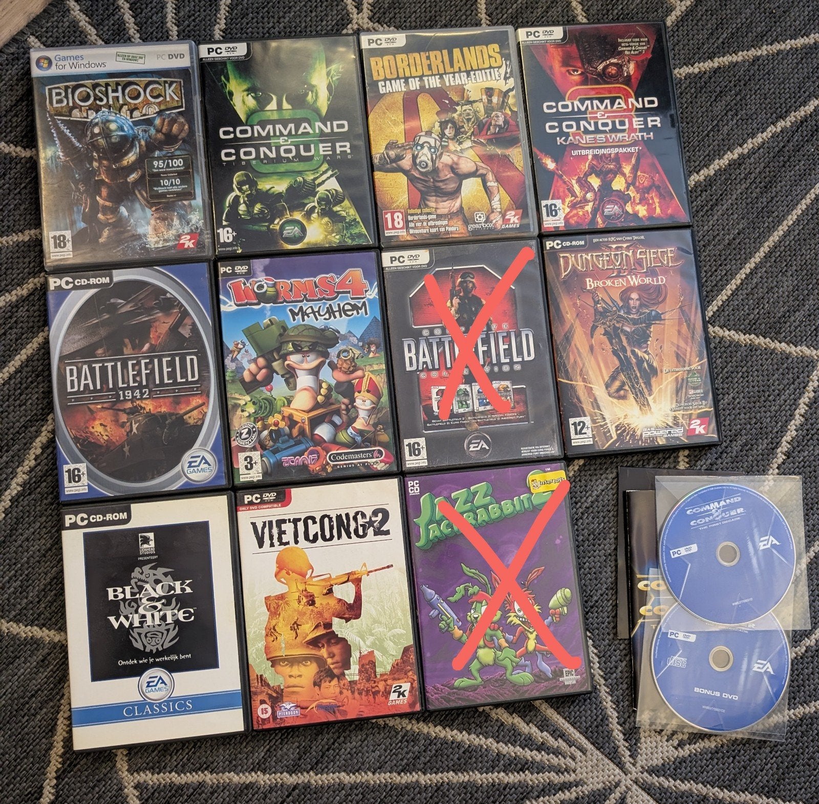 Diverse PC games - Command & Conquer, Battlefield, BioShock, Spelcomputers en Games, Avontuur en Actie, Online, Gebruikt, 1 speler