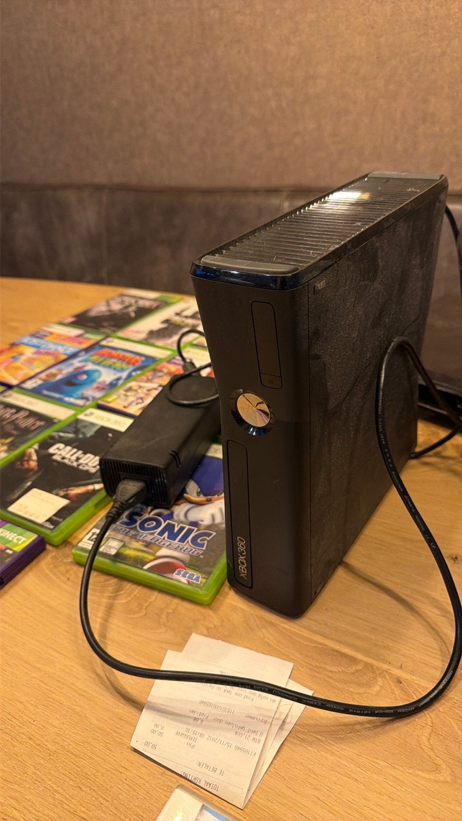 Xbox 360 met diverse spellen, Spelcomputers en Games, Spelcomputers | Xbox 360, Verzenden, Gebruikt, 360 S, Met games