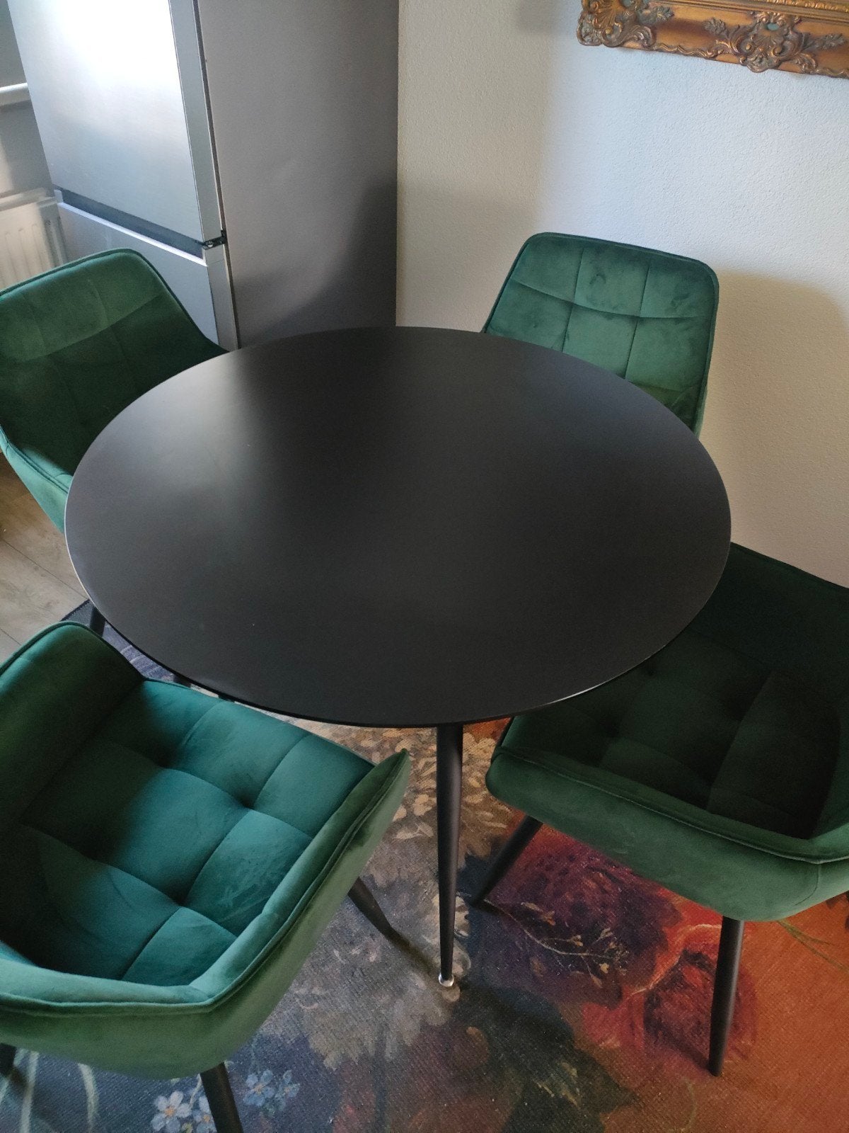 mooie set eethoek klein, Ophalen, 50 tot 100 cm, Rond, 50 tot 100 cm