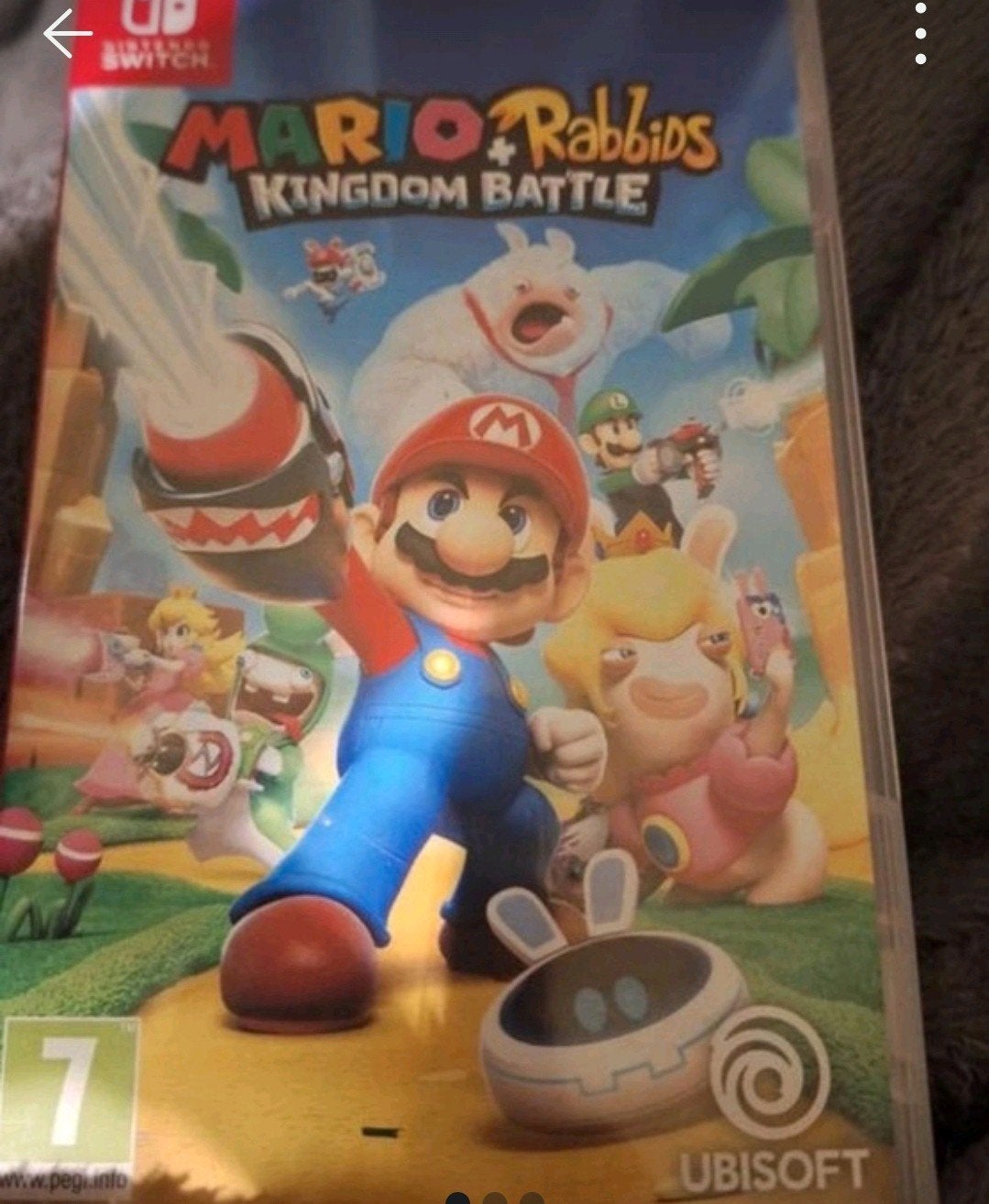 Mario + rabbids : kingdom battle Nintendo Switch spel, 1 speler, Eén computer, Ophalen of Verzenden, Zo goed als nieuw