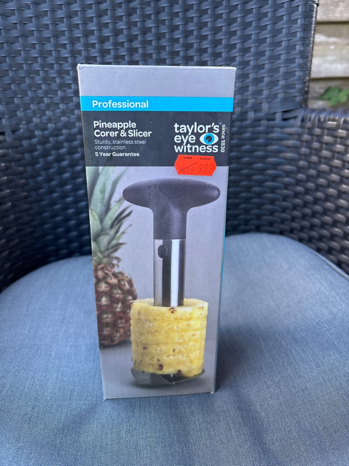 Ananas snijder - Professional Pineapple Corer & Slicer, Ophalen, Overige typen, Metaal, Overige merken