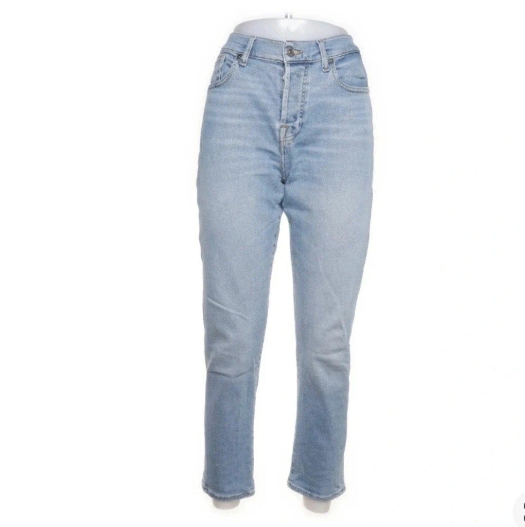 7 For All Mankind Lichtblauwe Jeans W28, 7 For All Mankind, Zo goed als nieuw, W28 - W29 (confectie 36), Verzenden