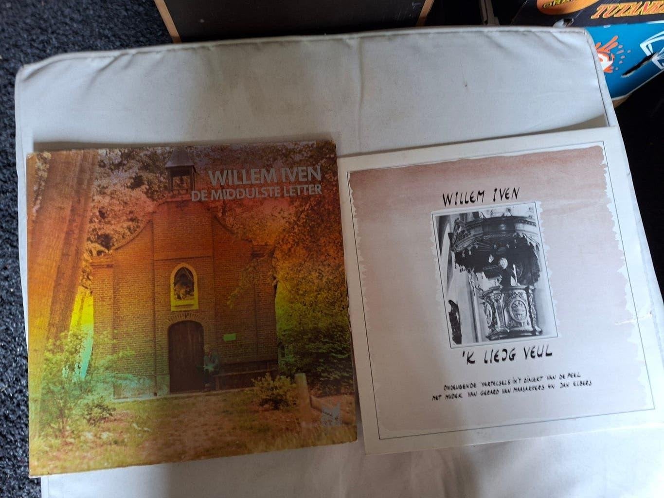 Willem Iven -2 LP albums: 'k Lieg Veul & De Middulste Letter, LP, Gebruikt, Ophalen of Verzenden, 12 inch