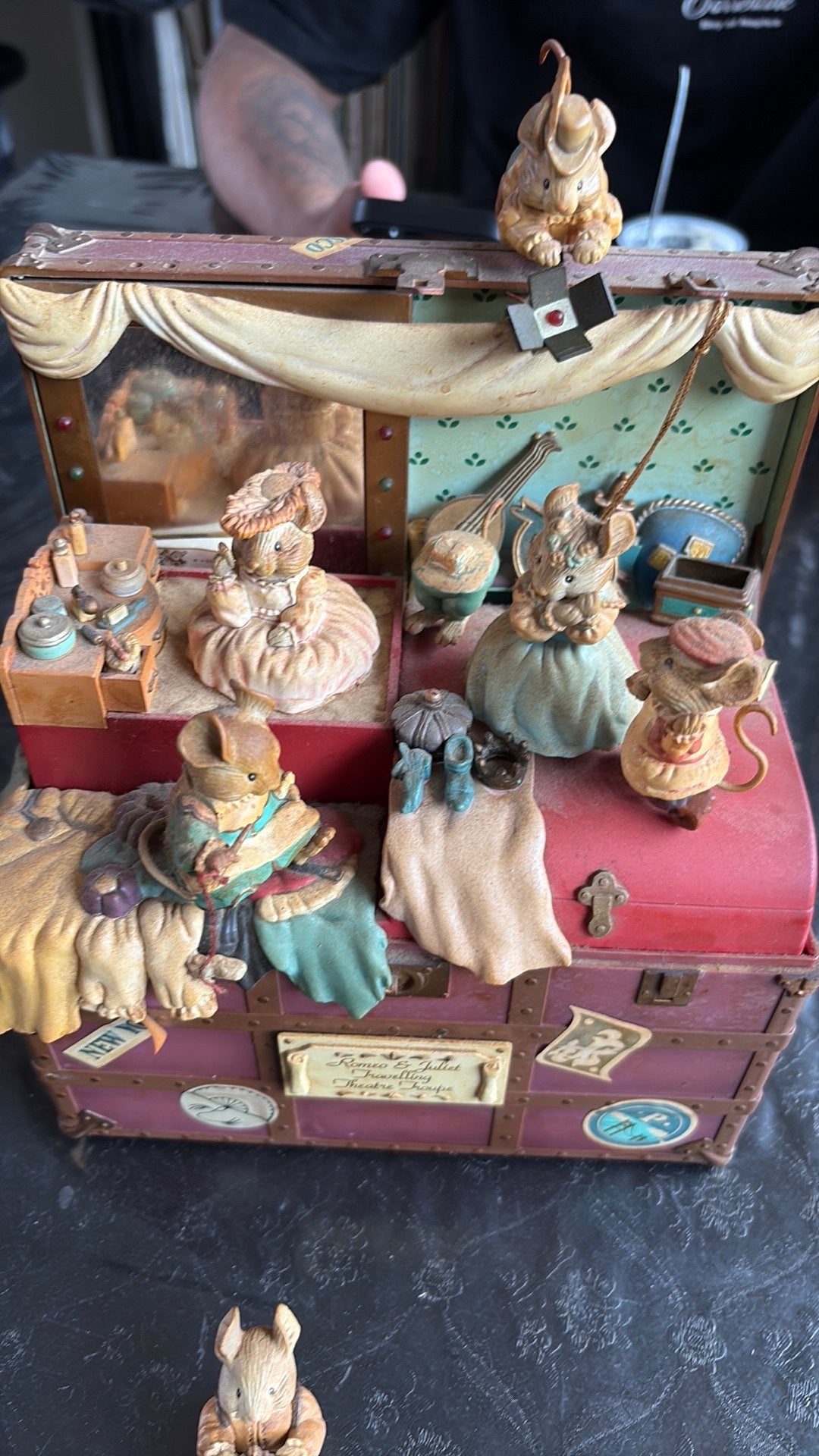 Vintage Enesco muziekdoos, Ophalen of Verzenden, Gebruikt