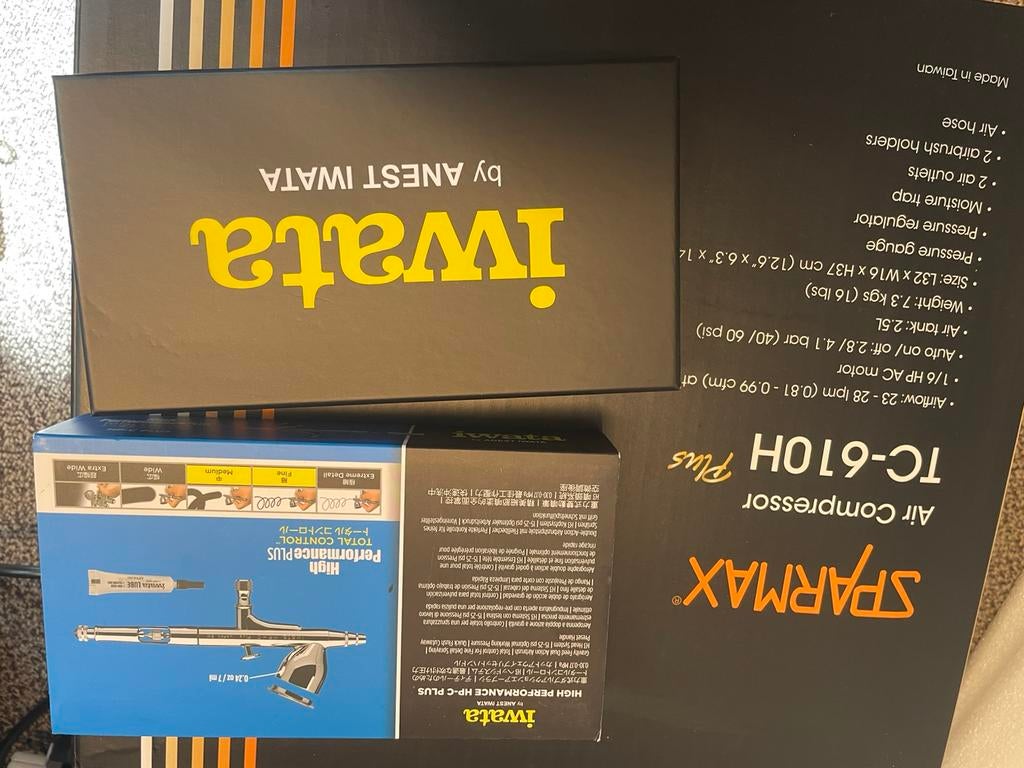 Airbrush set, Ophalen of Verzenden, Zo goed als nieuw